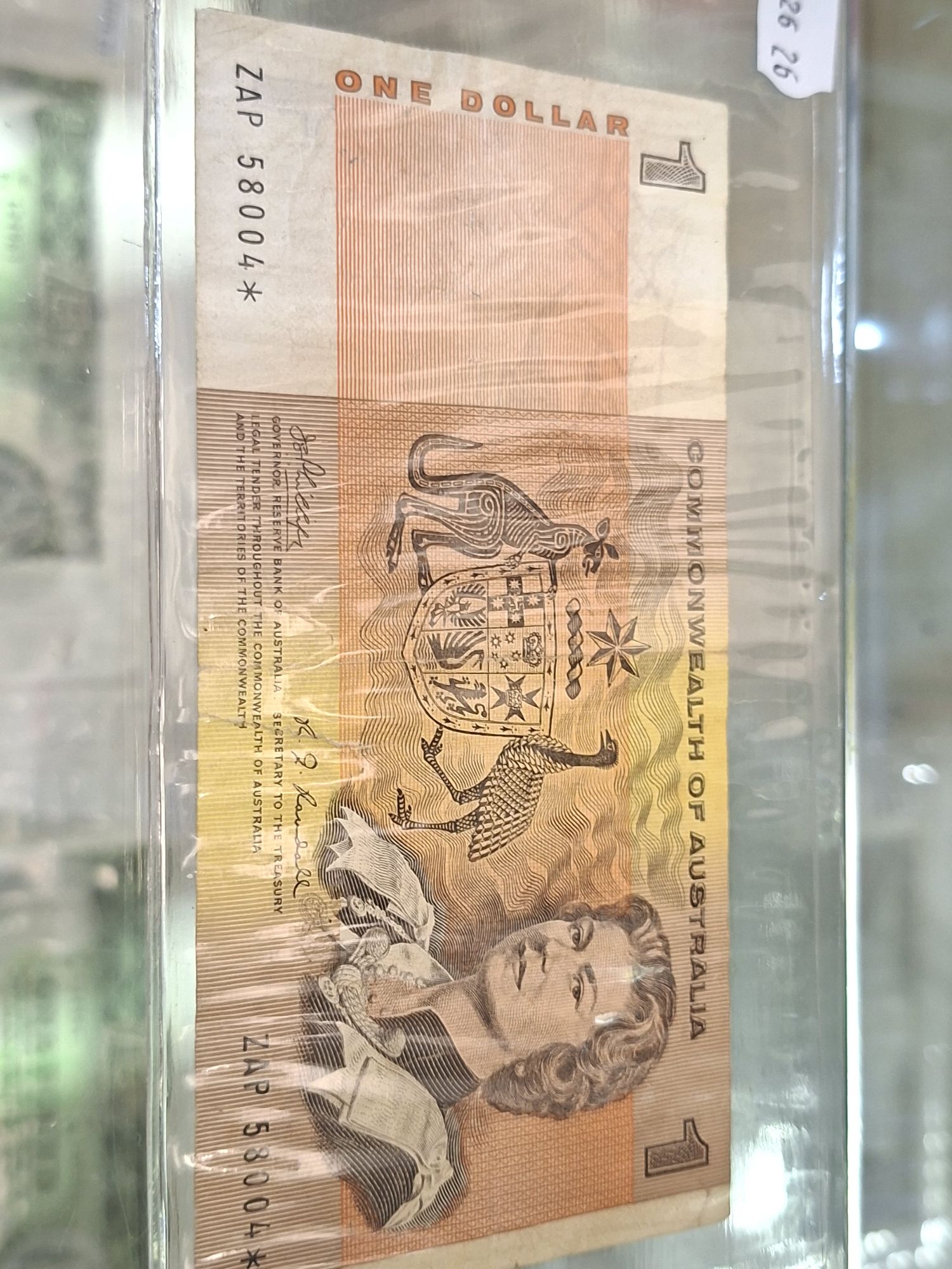 Rare Australian One Dollar Note