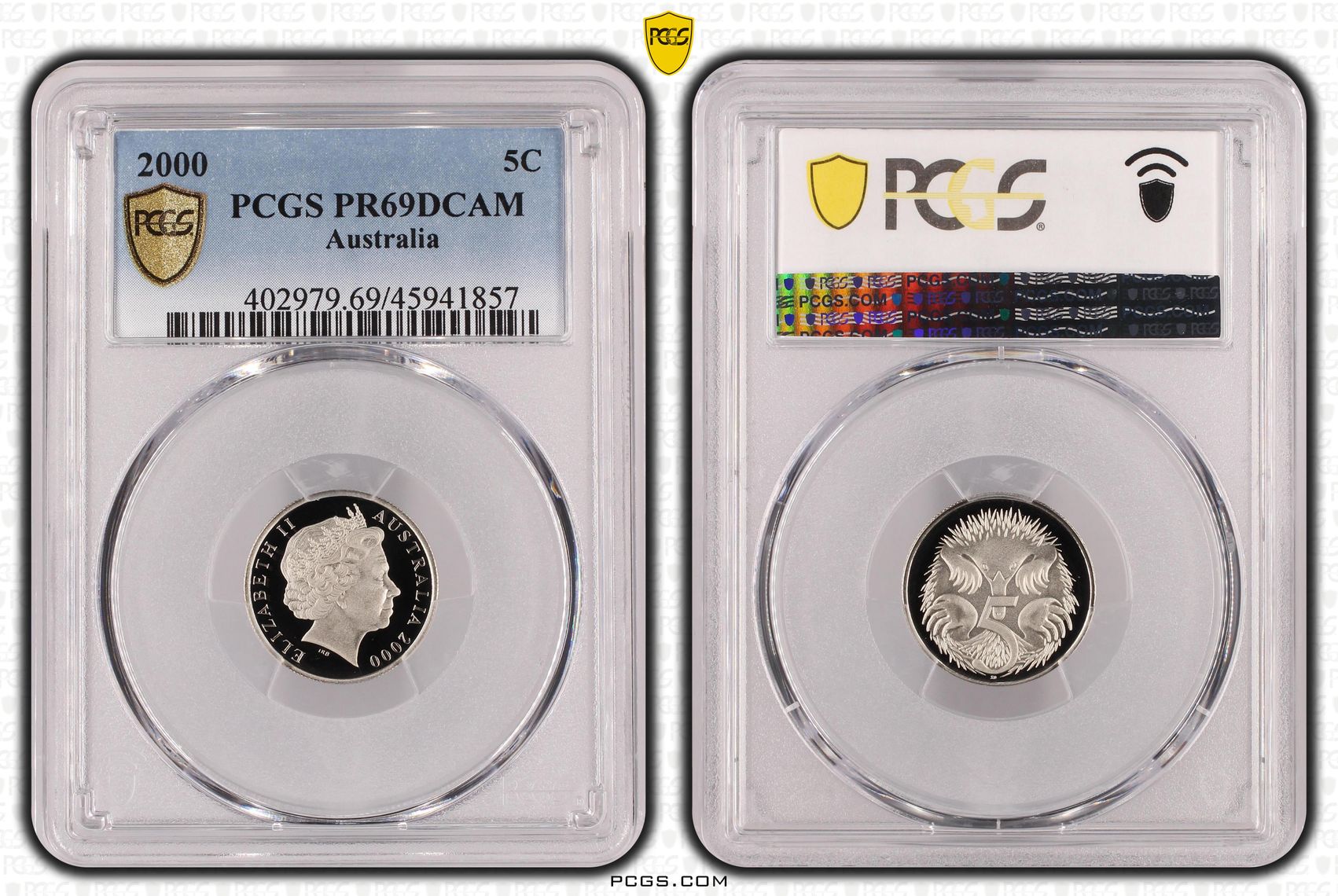 Five Cent, 2000, PCGS PR69DCAM