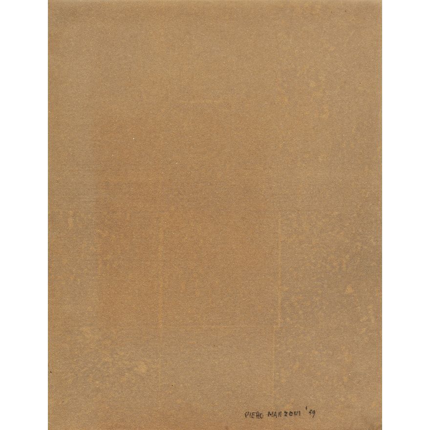 Piero Manzoni Impronta sughero (from: La lune en rodage I) 1959 (1960)