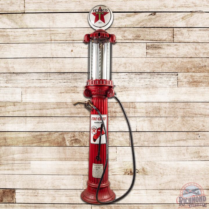 Wayne Roman Column 10 Gallon Visible Gas Pump Texaco