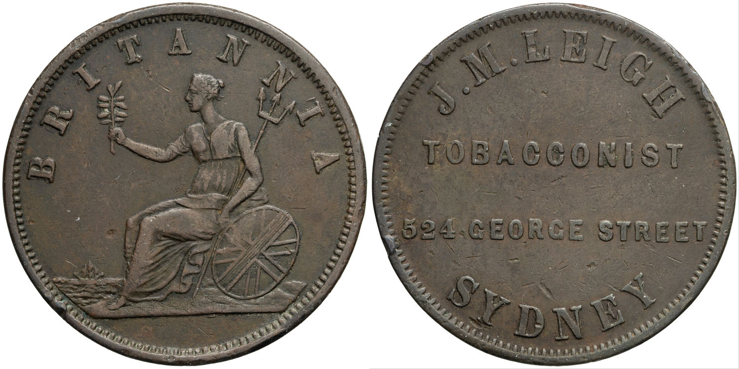 A.160 Leigh, J.M. Sydney, New South Wales, Penny, aVF
