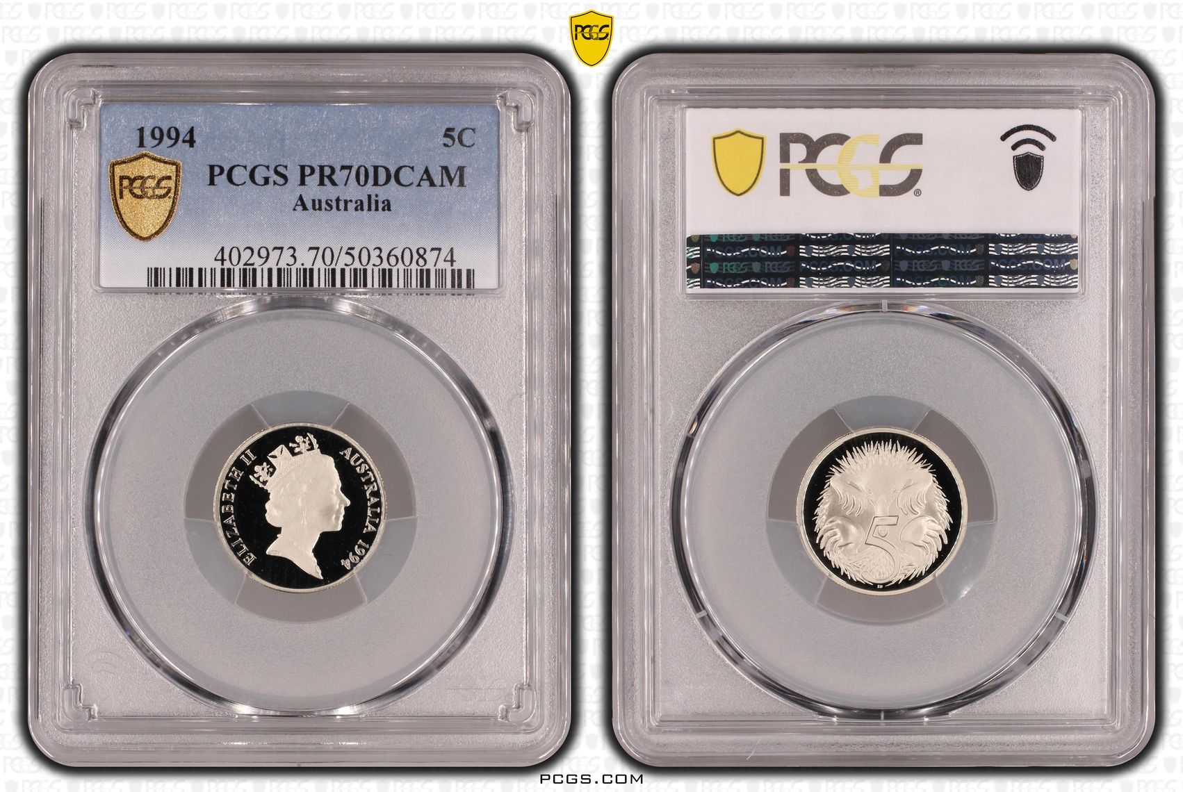 Five Cent, 1994, PCGS PR70DCAM