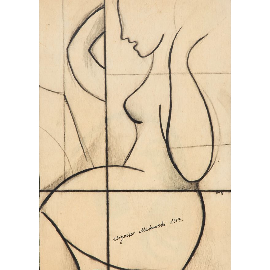 Zbigniew Makowski | Akt, 1957