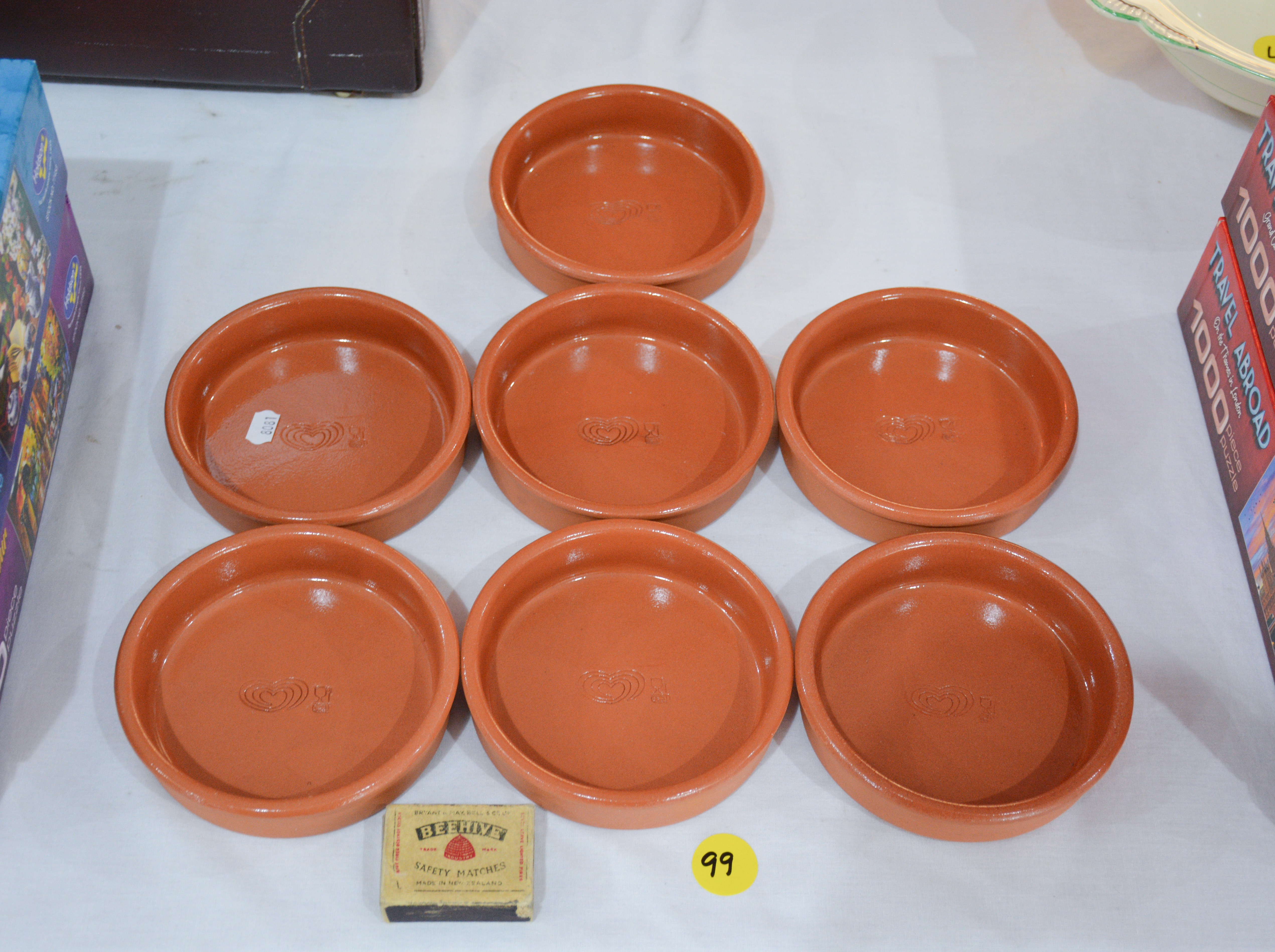 Pottery Ramekins x 7 — NZ auction result