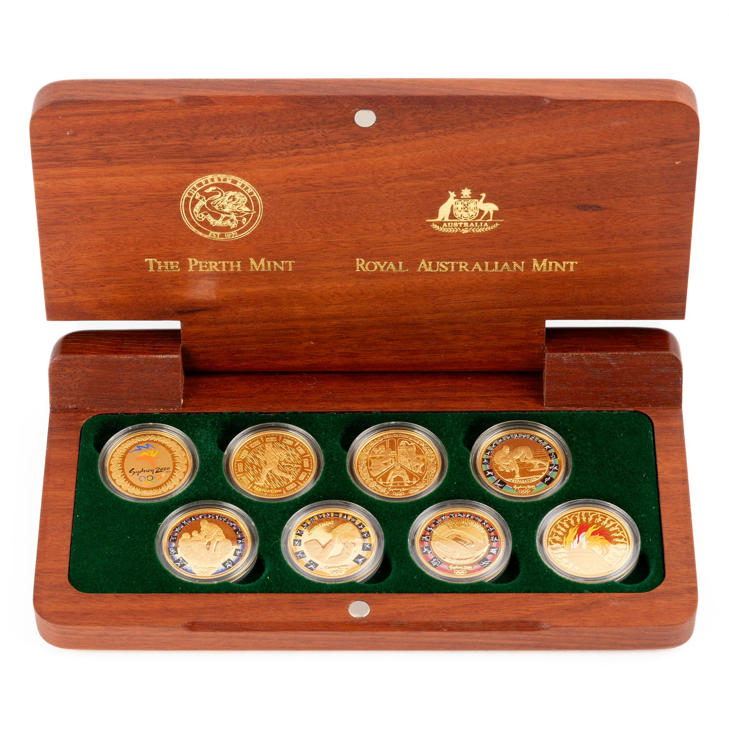 Elizabeth II, Perth Mint/RAM - Sydney Olympics, One Hundred Dollars, 2000-P, FDC