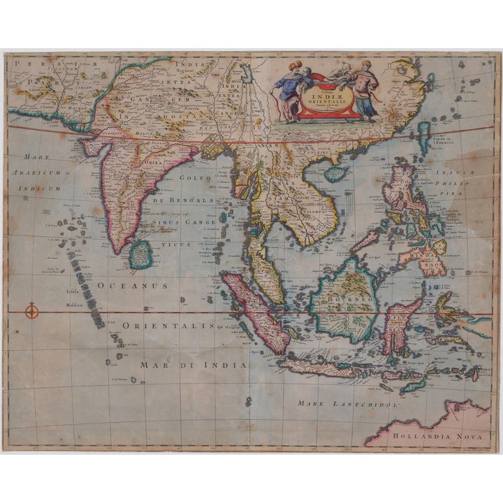 De WITT, FREDERICK, Tabula Indiae Orientalis