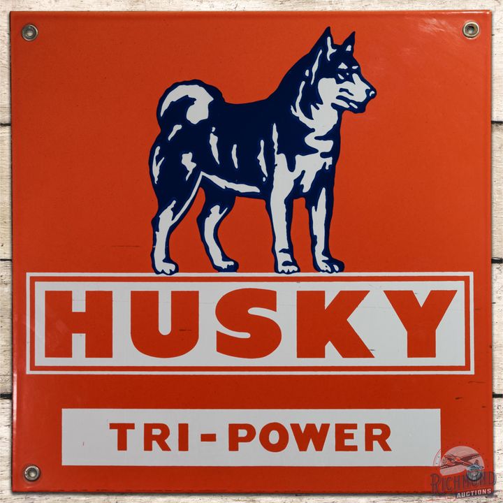 12" Husky Tri Power SSP Pump Plate Sign - 9