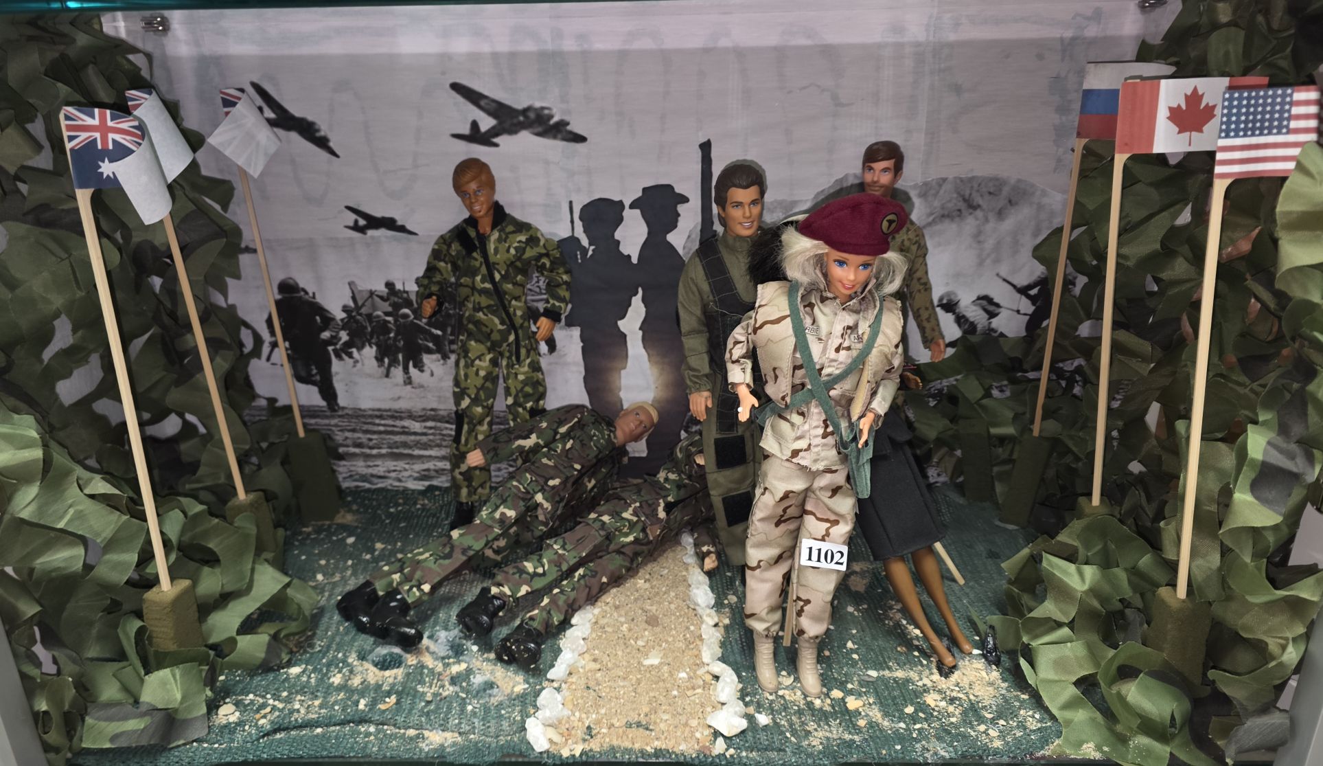 1102 · BARBIE DOLL ARMY COLLECTION