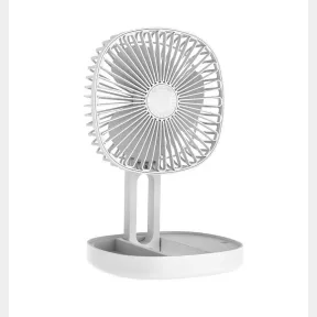 Rechargeable Portable Circulation Table Fan White (S i) | USED