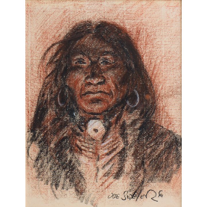 Joe Beeler (1931-2006), Untitled (Portrait)