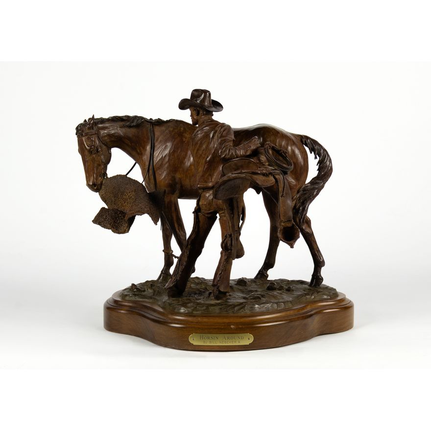 Bill Nebeker (1942- ): Horsin' Around, 2003