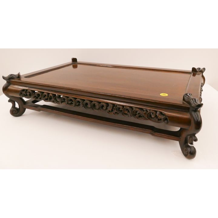 Old Chinese Rosewood Platform Stand- 6x23x14''