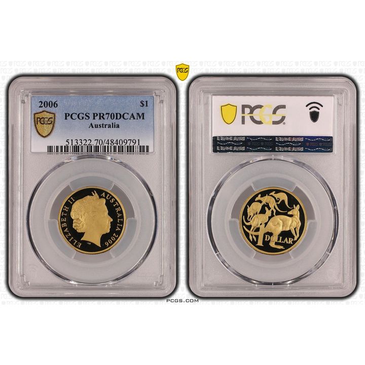 Elizabeth II, One Dollar, 2006, PCGS PR70DCAM