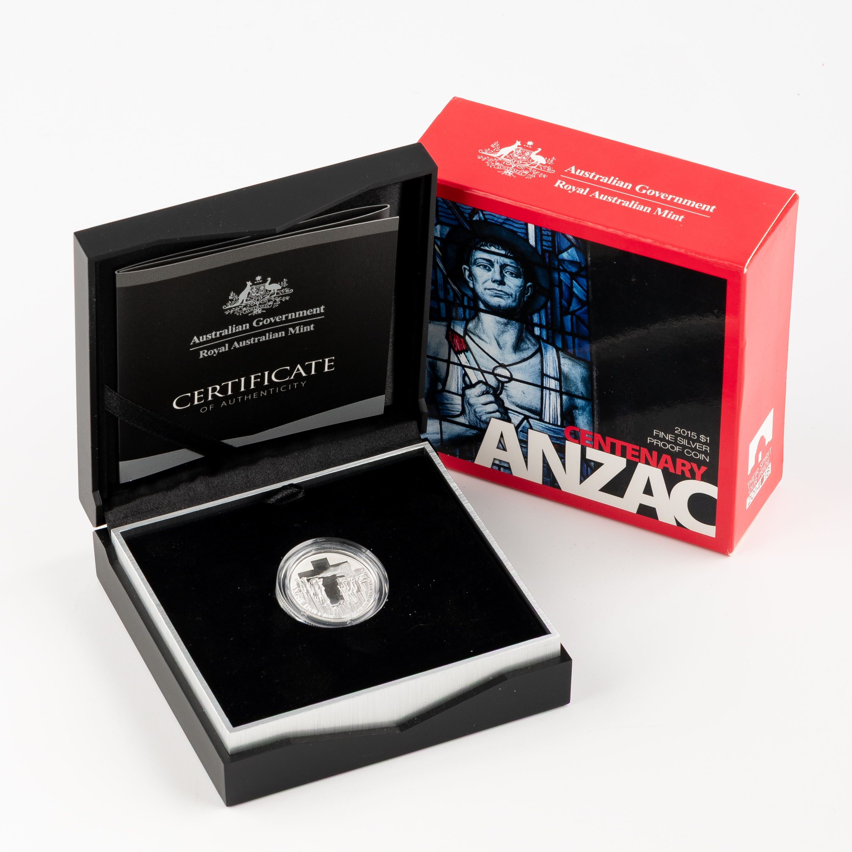 Elizabeth II, ANZAC Centenary, One Dollar, 2015, FDC