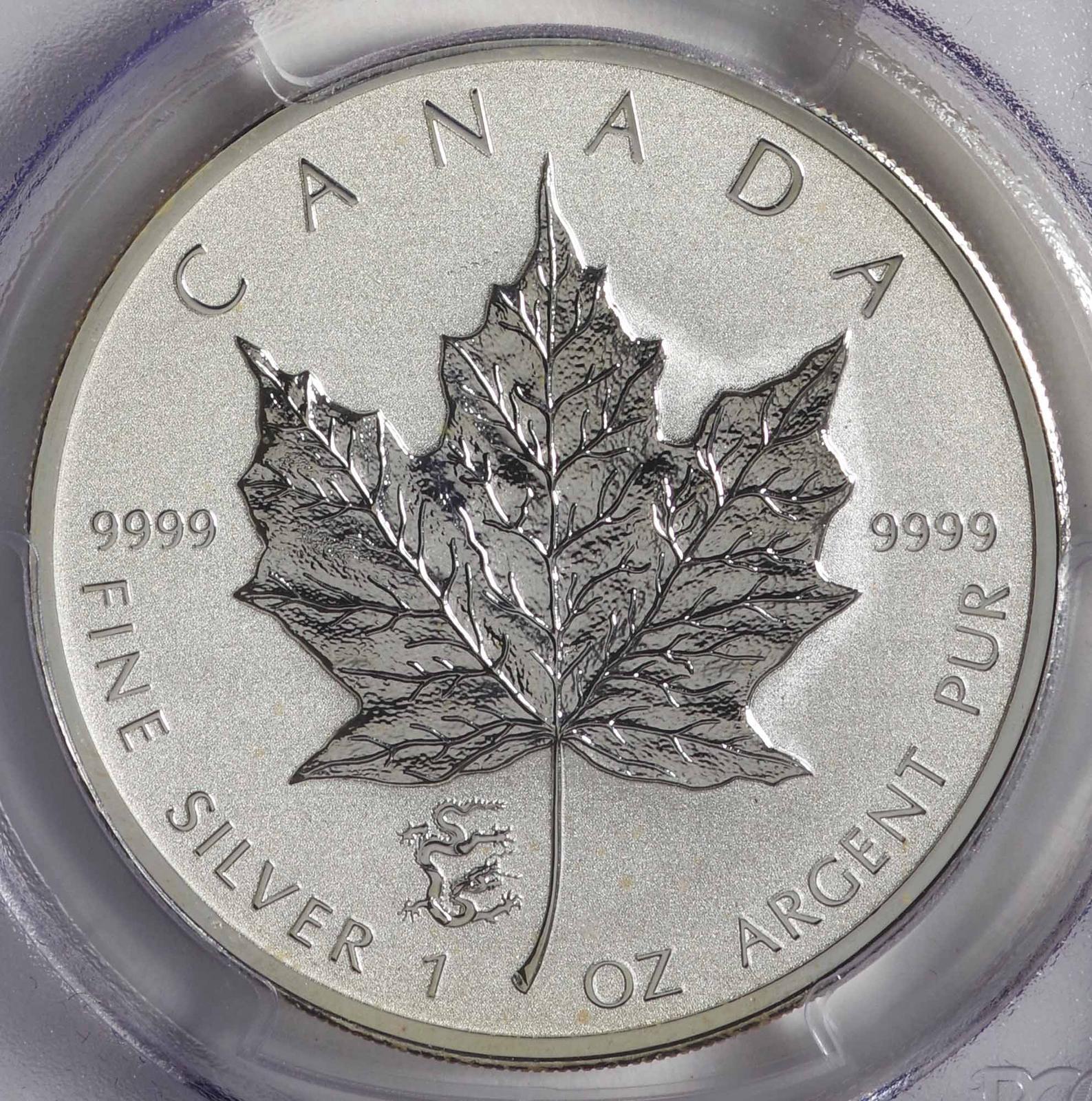 カナダ-Canada. PCGS SP Gem Reverse Proof. メイプルリーフ 5ドル(1