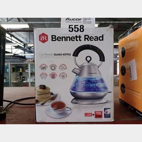 BENNETT READ 1.5L PYRAMID GLASS KETTLE