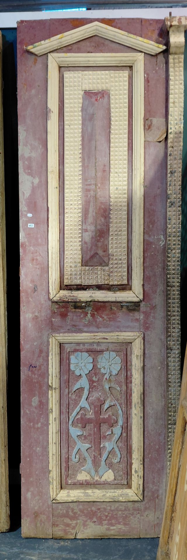 452 · SCRUBBED PINE FRENCH STYLE DOORS