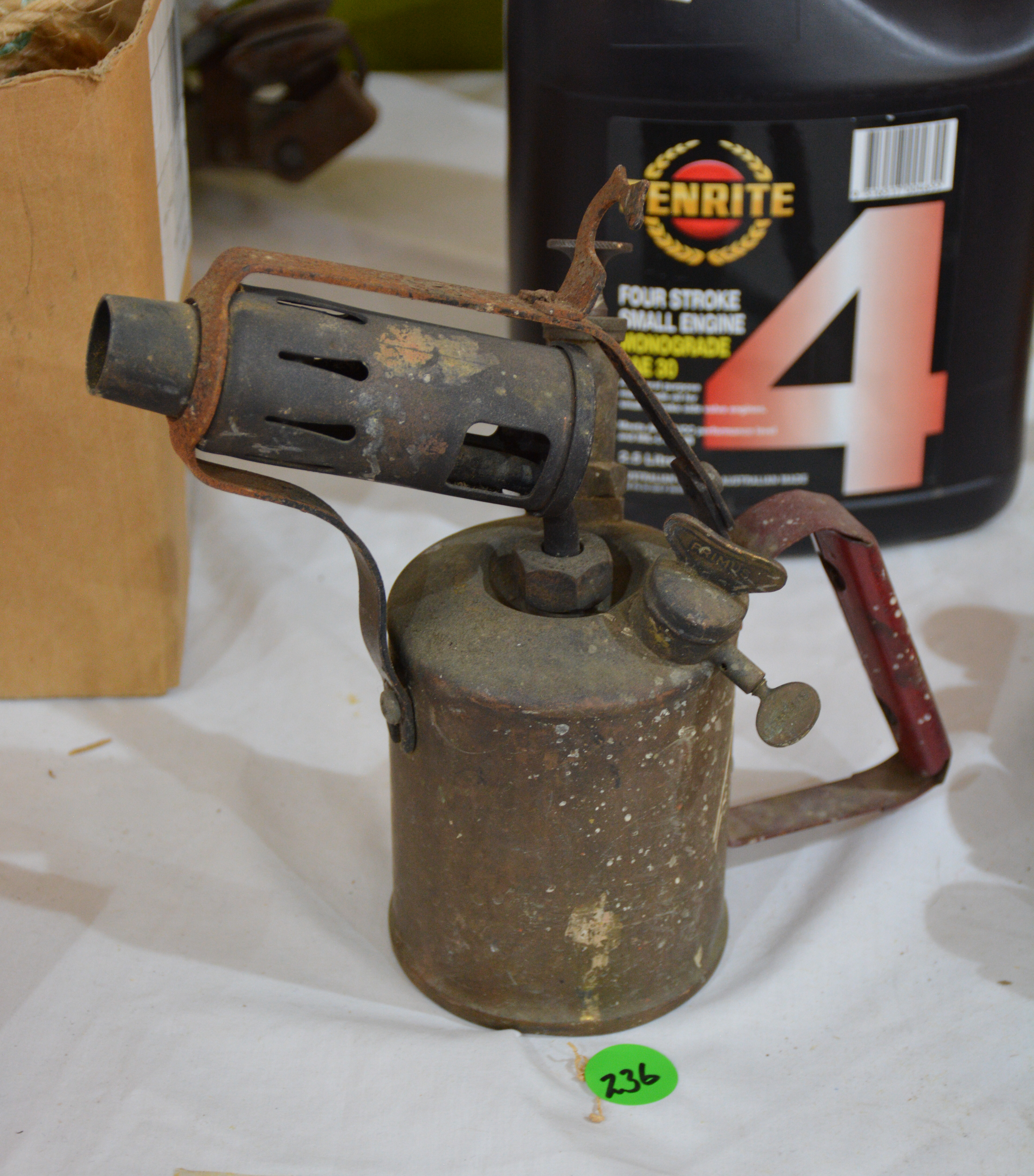 Vintage Brass Blowtorch — sold at auction in New Zealand for $20