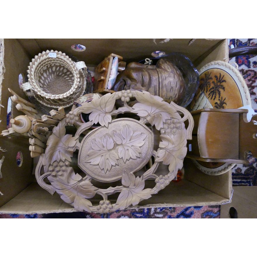 Box Vintage Wooden Ware
