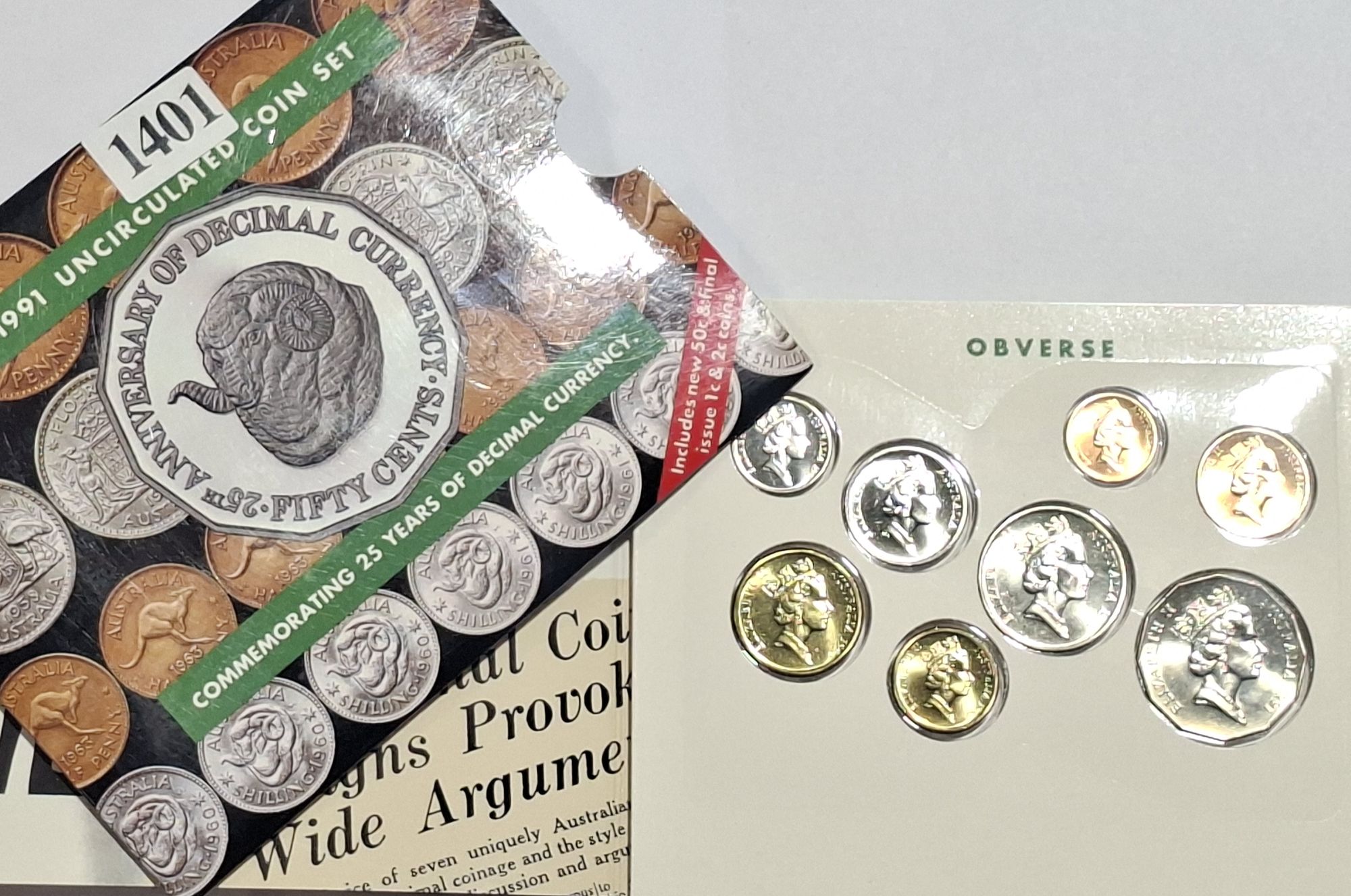 1991 Uncirculated Coin Set