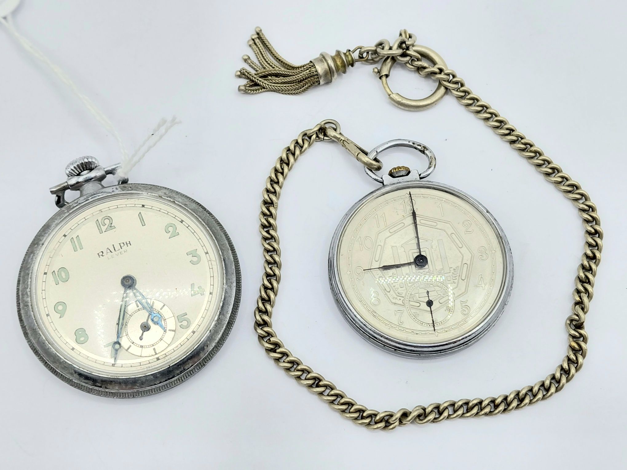 Two Art Deco Pockewt Watches,
