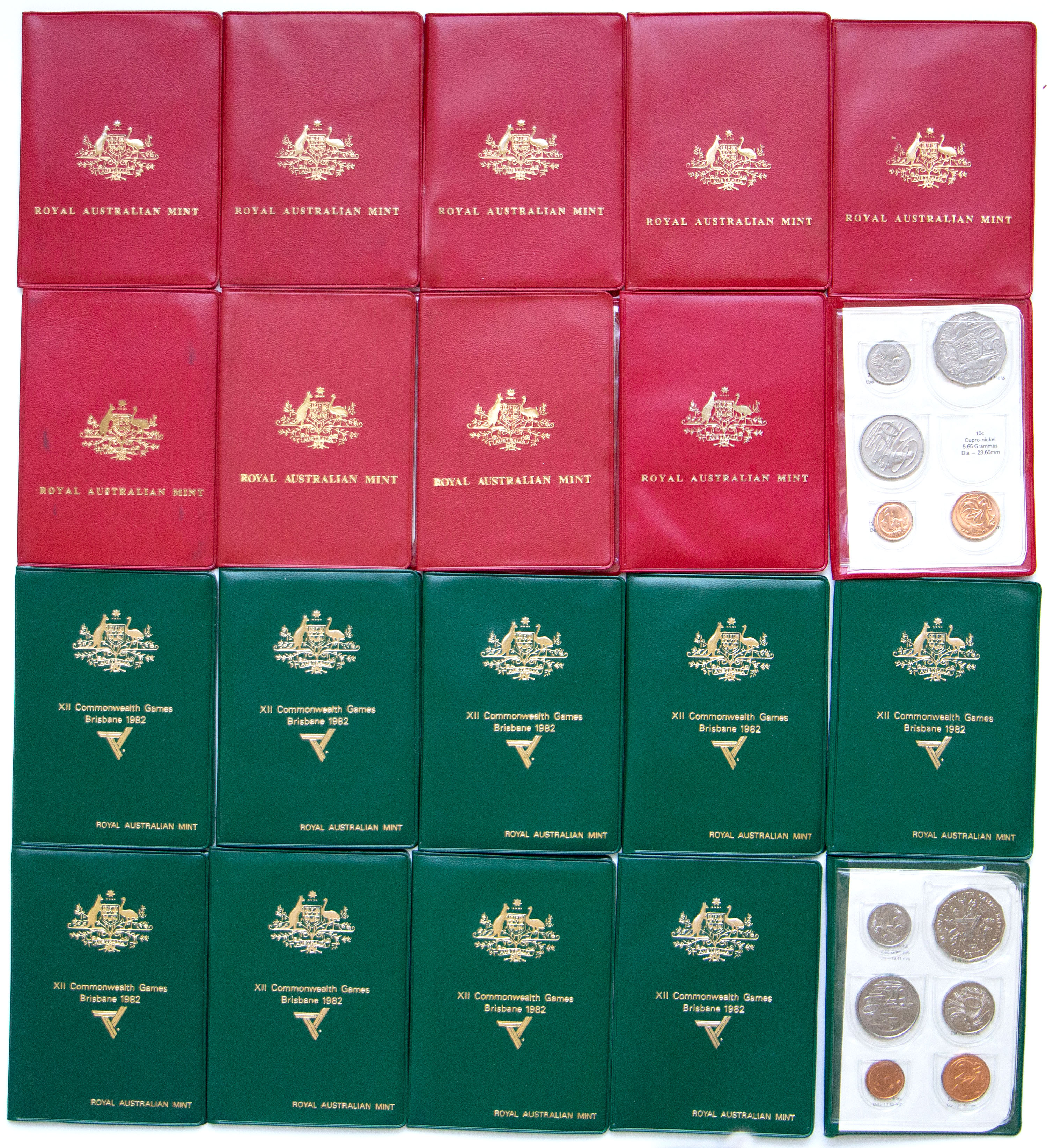 Elizabeth II, Mint Sets, 1979 - 1983, aUNC - CHU