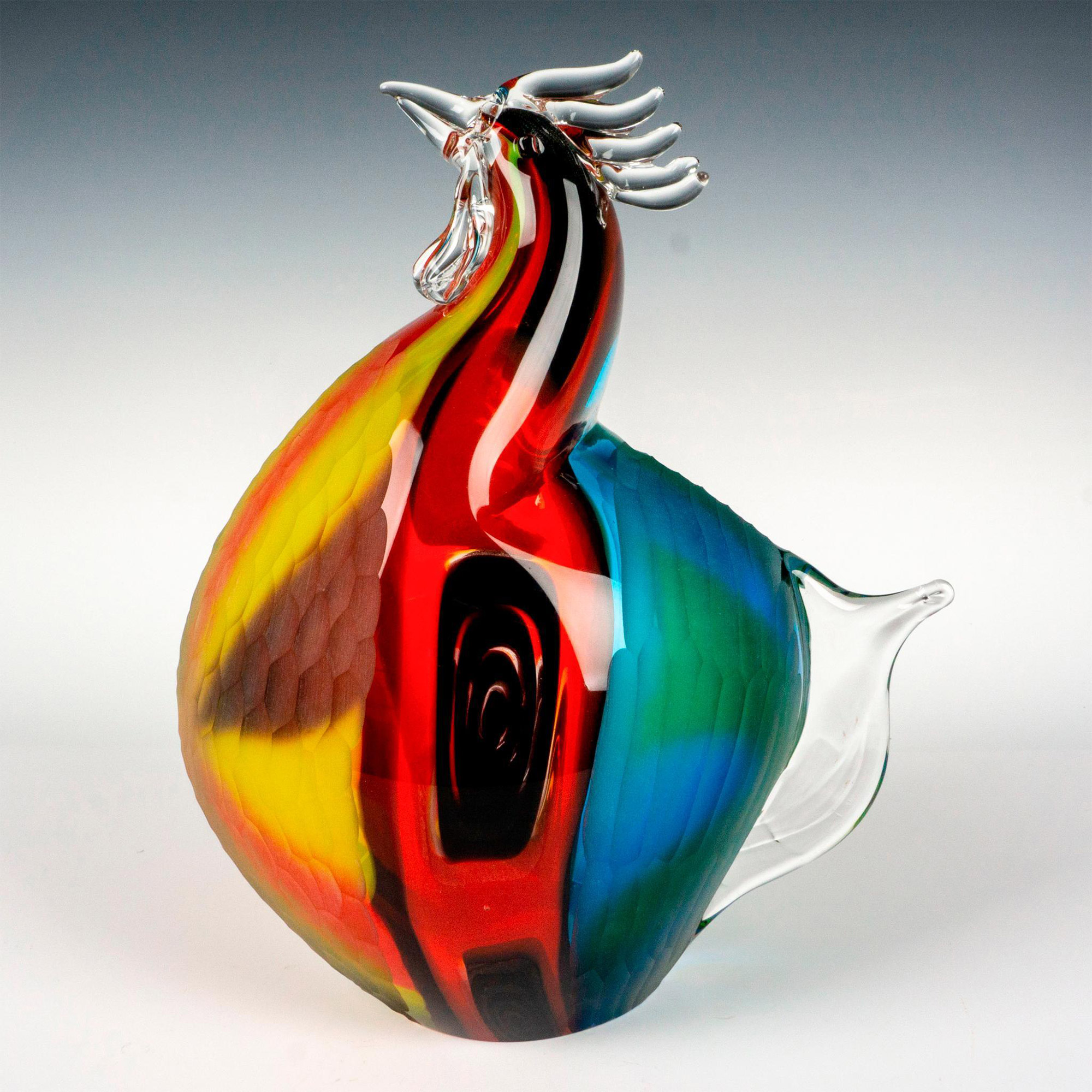 Rare Murano Glass by Mario Gambaro Sculpture, Signed | Lion and