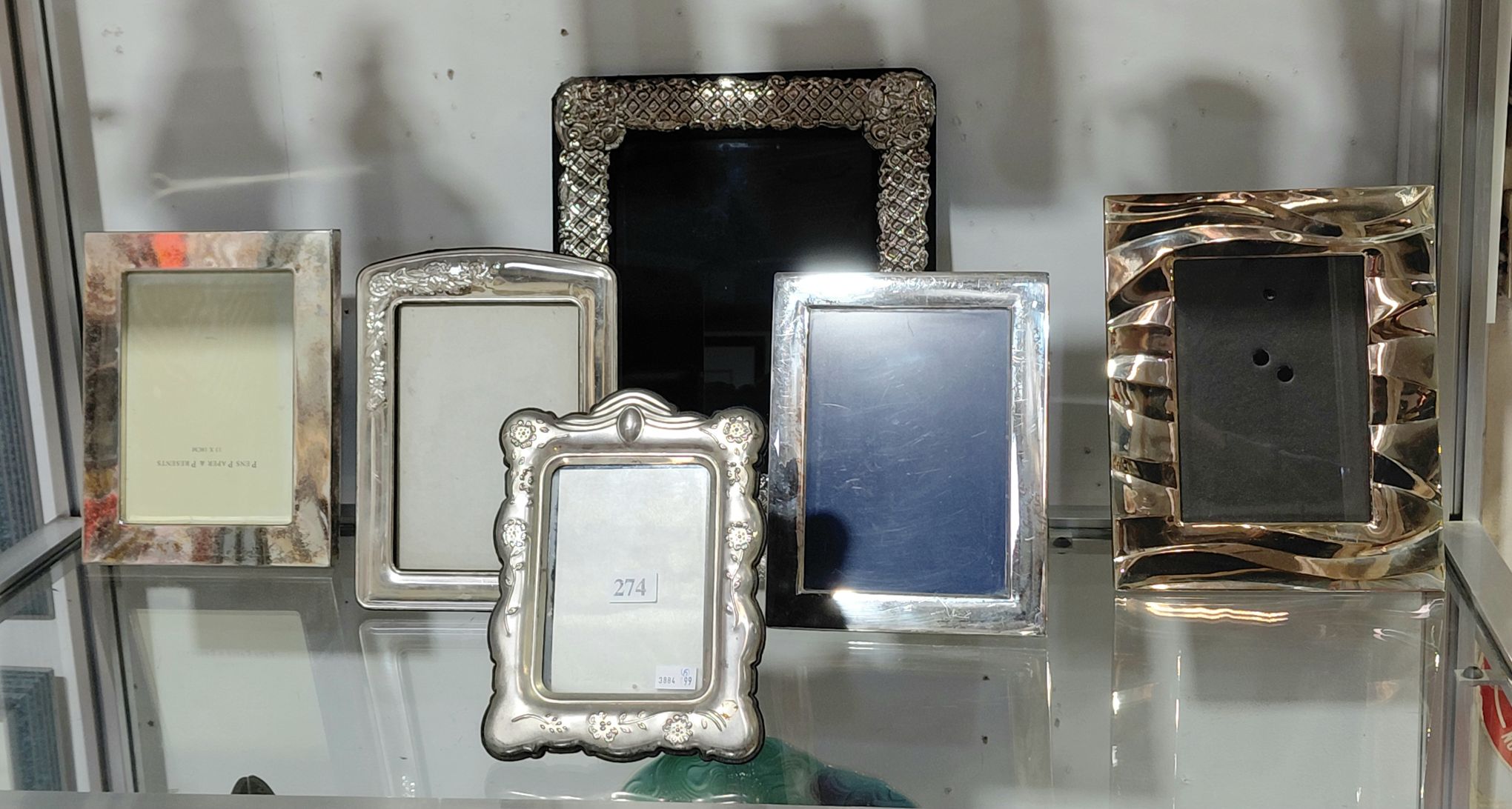 SILVERPLATED PHOTO FRAMES