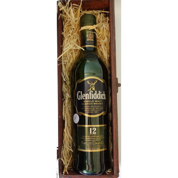 BOXED GLENFIDDICH 12 YEAR OLD SINGLE MALT WHISKY