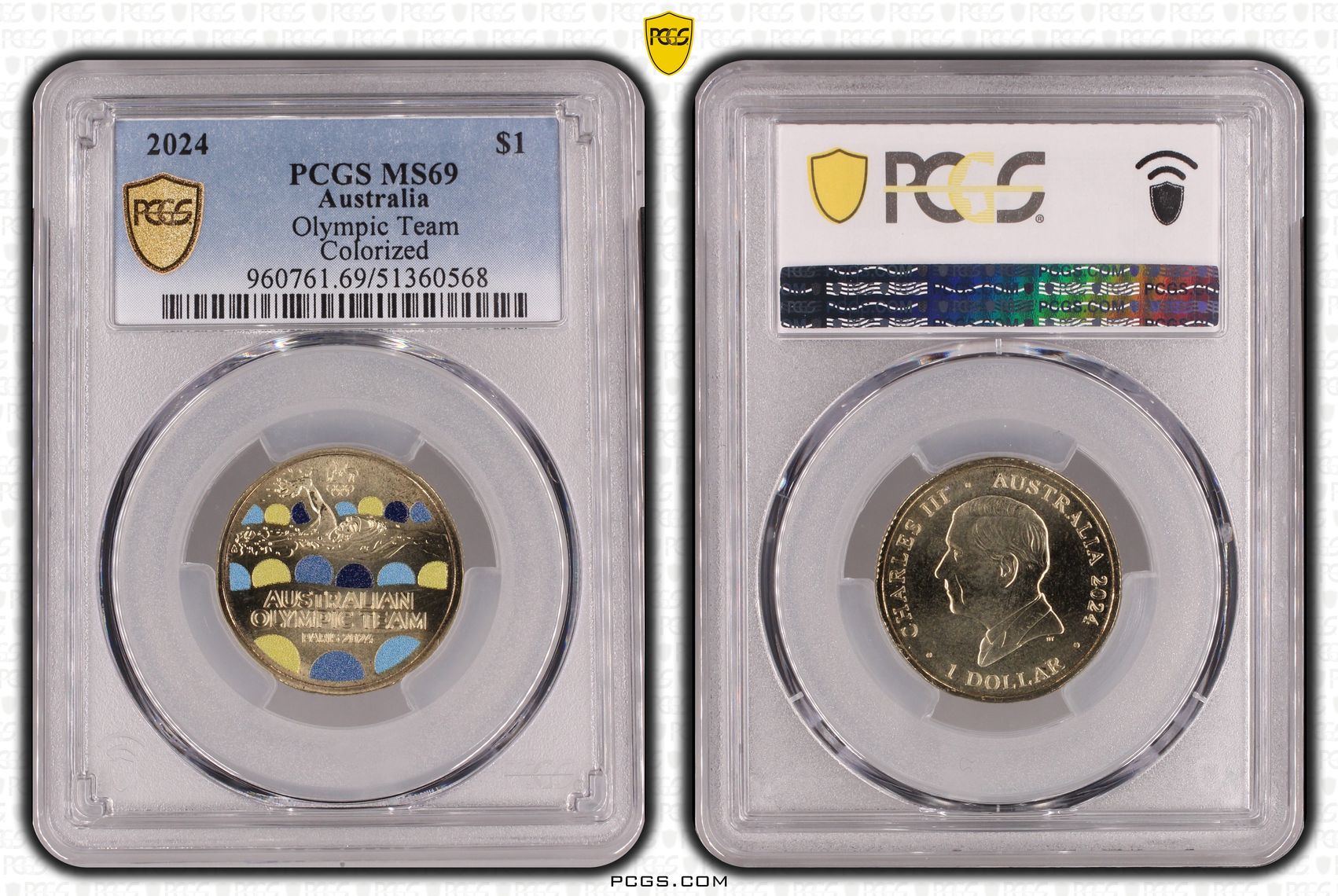 Olympic Team, One Dollar, 2024, PCGS MS69