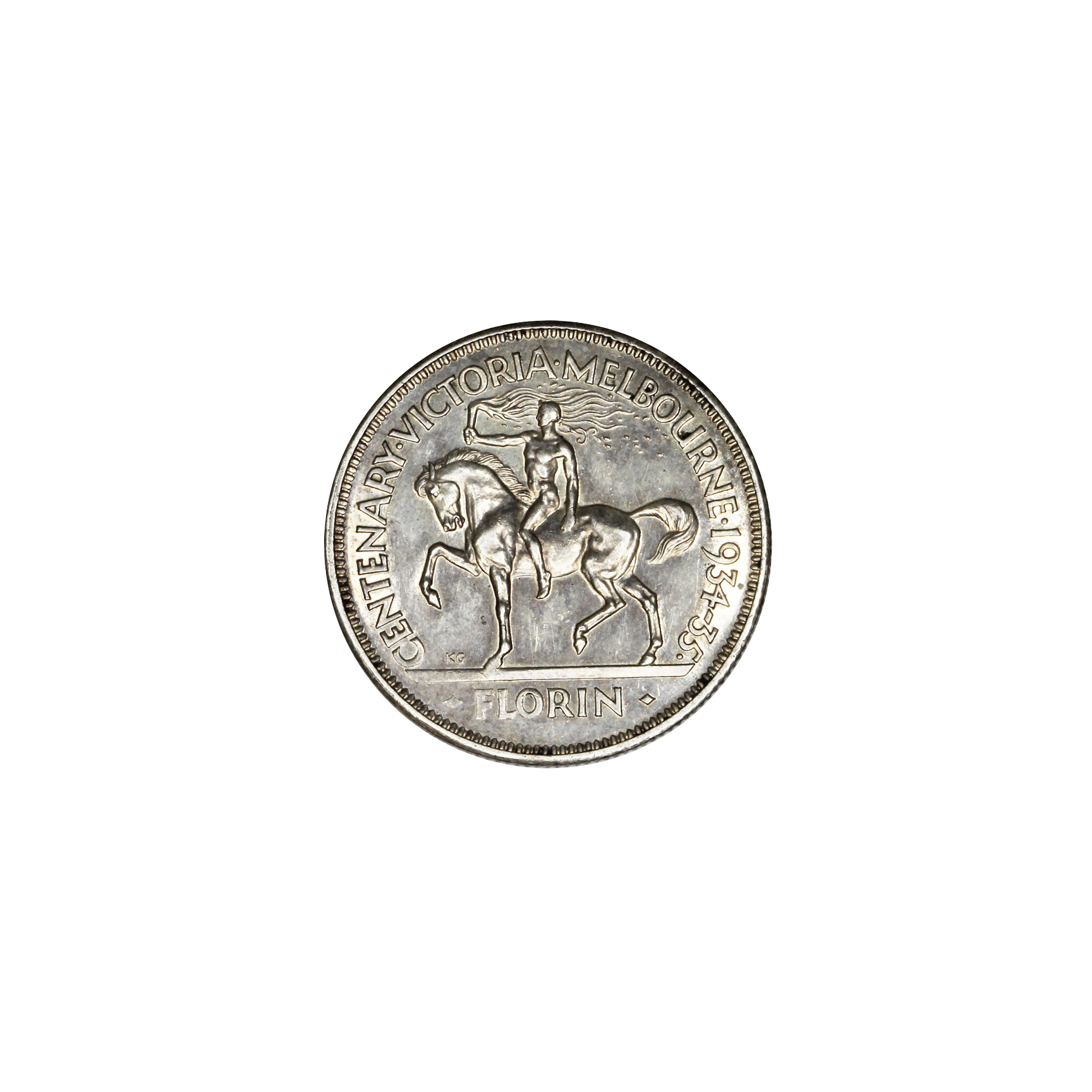1070. · George V, Florin, 1934/35, EF