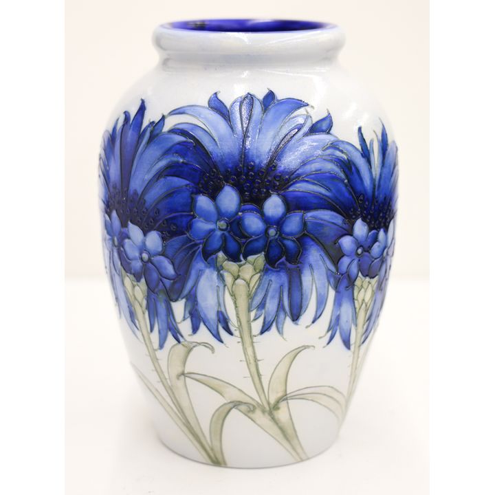 William Moorcroft Cornflower Blue Pottery Vase