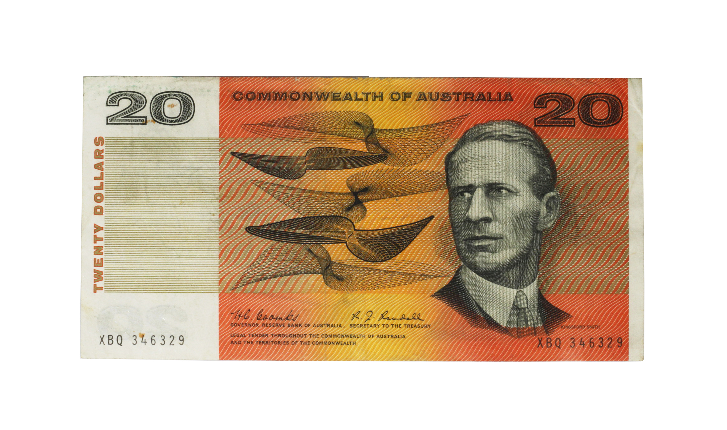 2034. · Coombs/Randall, Twenty Dollars, 1968, VF30