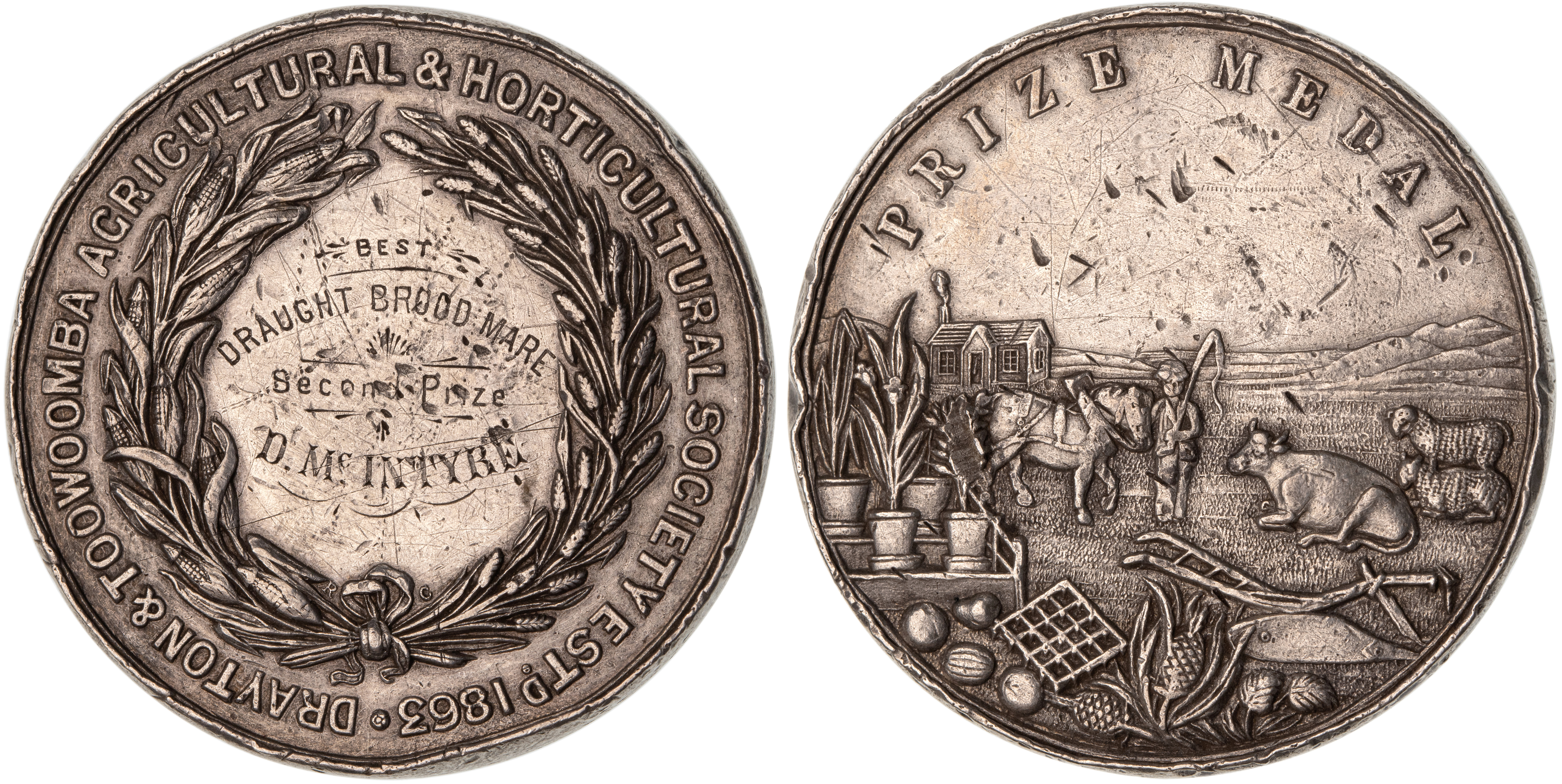 Drayton & Toowoomba Agricultural & Horticultural Society, VG