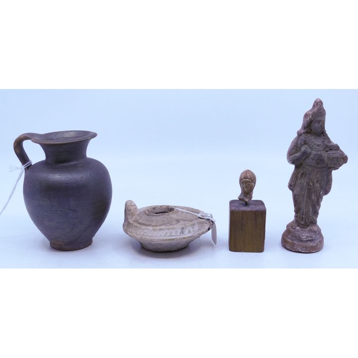 Box 4pc Ancient Greek & Roman Ceramics