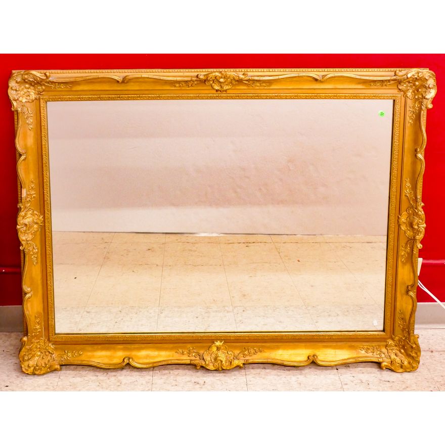 Vintage Ornate Gilt Framed Hanging Mirror- 40x51''