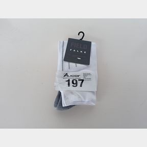 JUNIOR FALKE LONG HOCKEY/RUGBY FOOTBALL WHITE SOCKS -