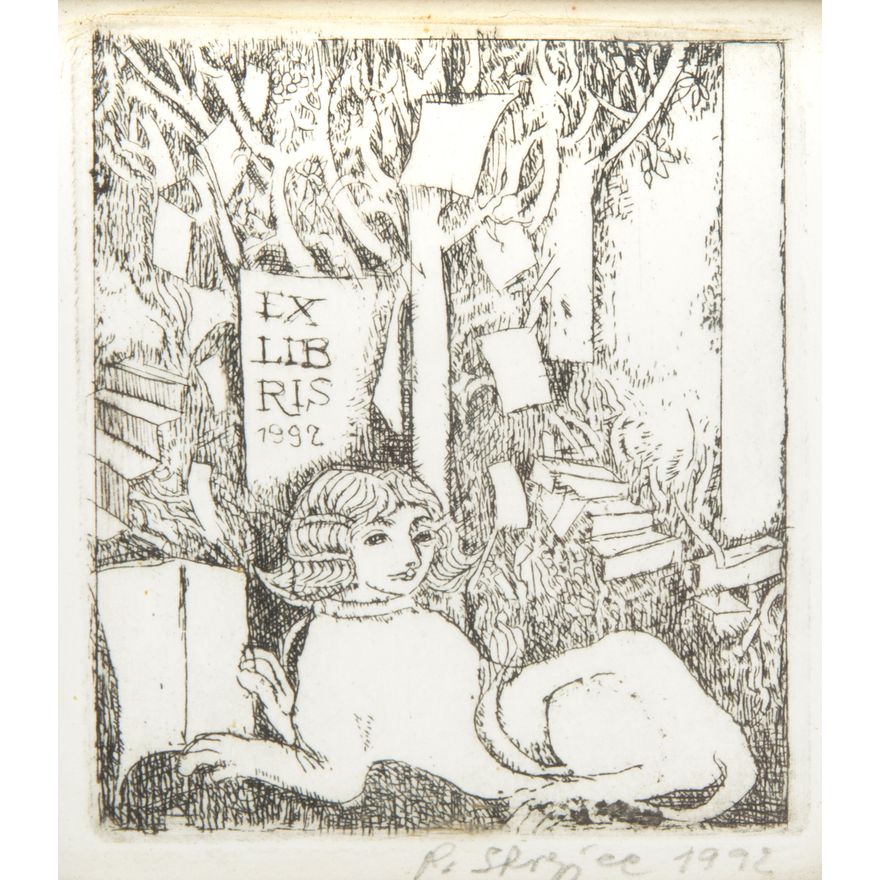 Ryszard Stryjec | Ex libris, 1992