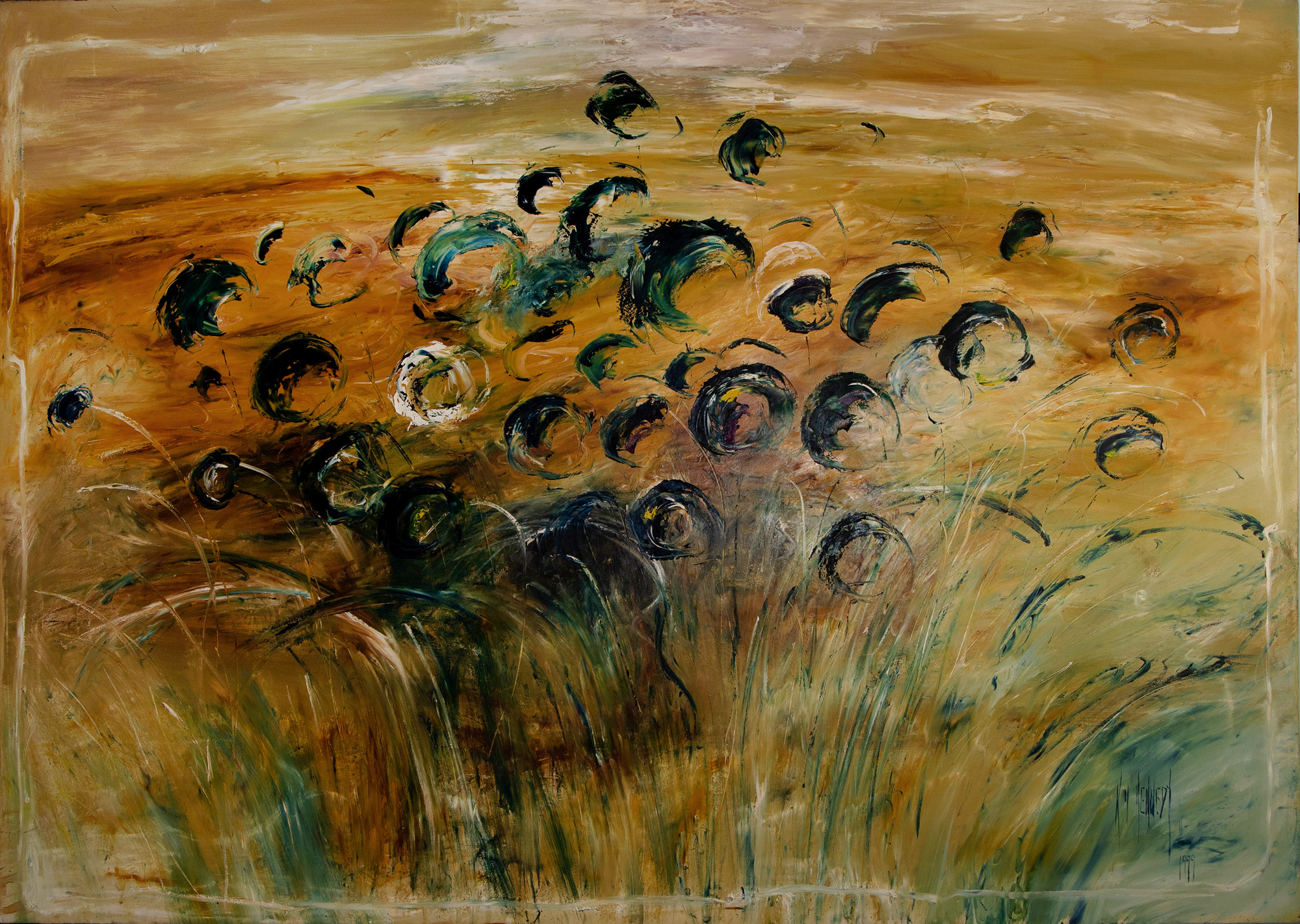 482 · Kim Kennedy, Untitled (Yellow Field), 1999