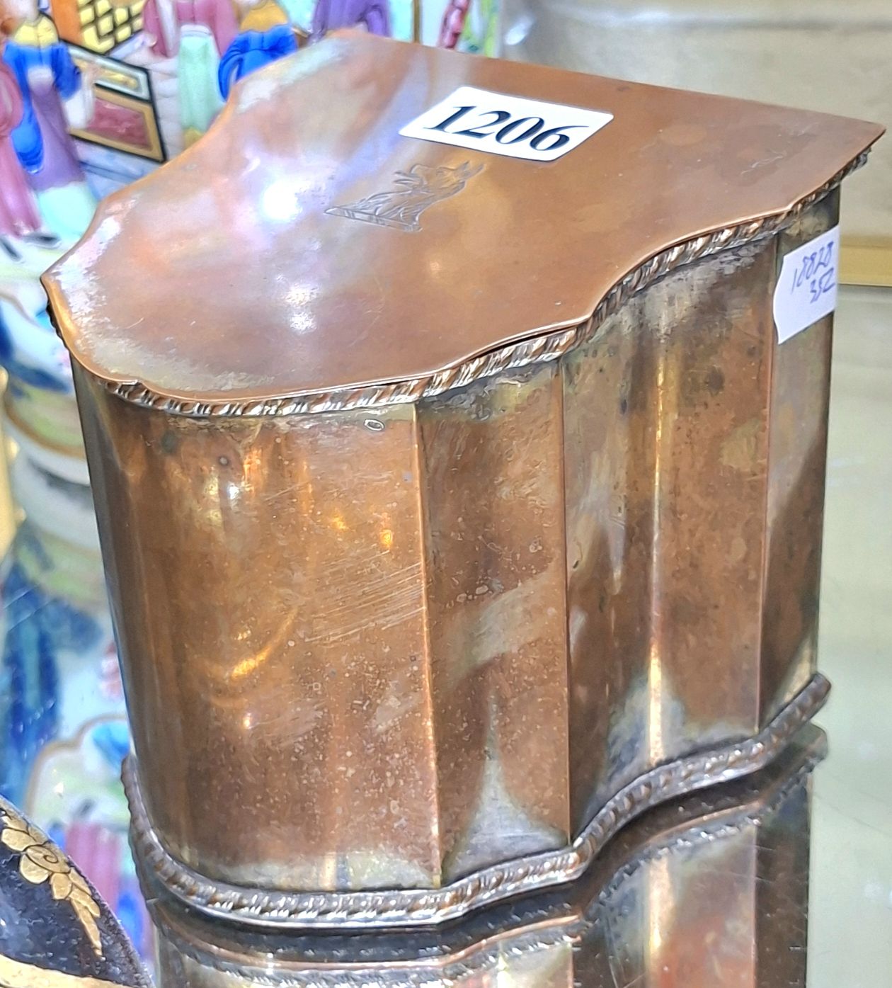 1206 · ANTIQUE TEA CADDY