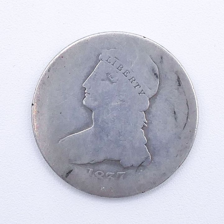 1837 US Capped Bust Silver Half Dollar