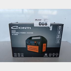 CONTI 300W POWER STATION | LITHIUM | DC- AC- USB | 298 WH | CI-300