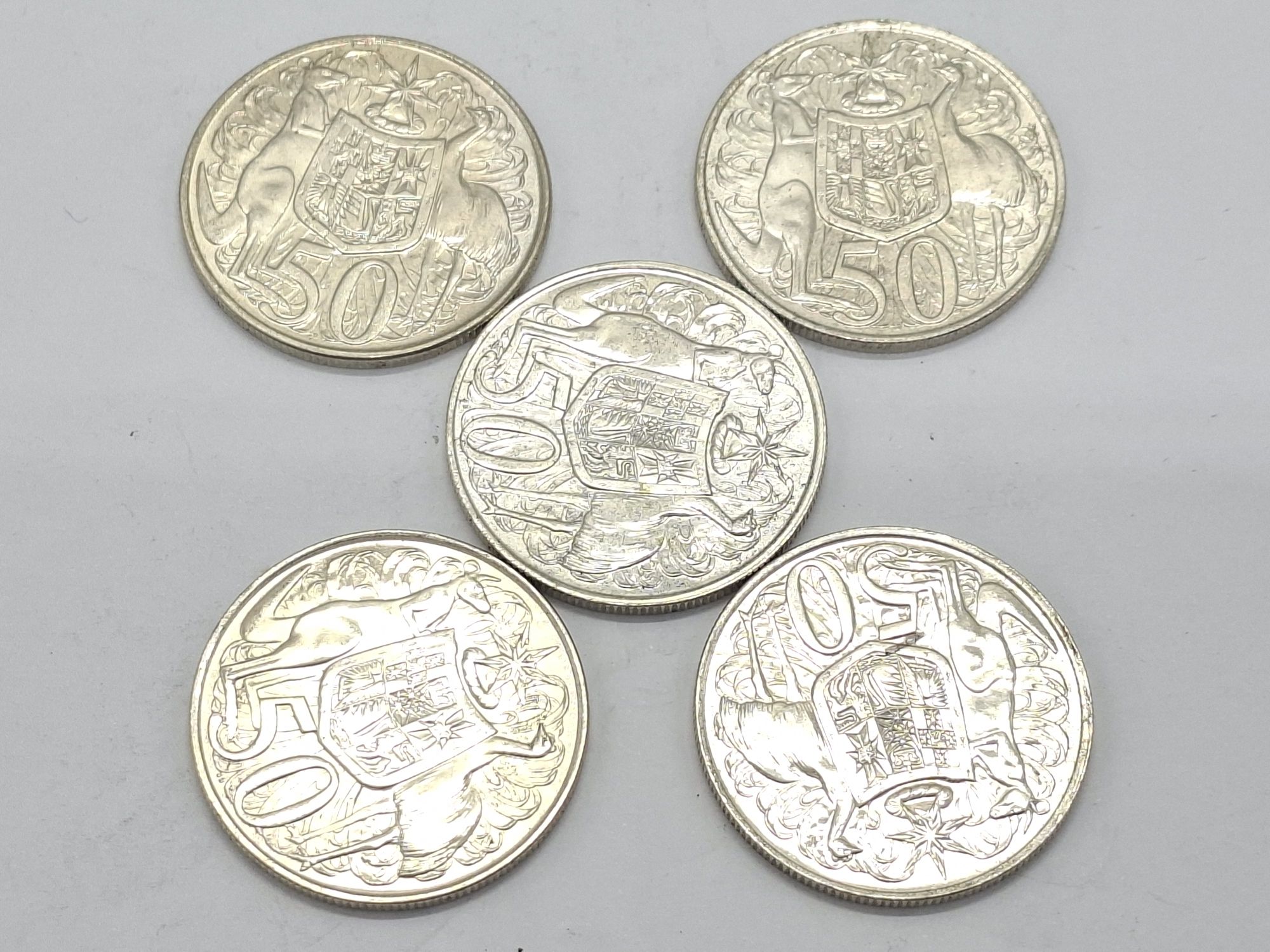 1966 Australian 50c Coins