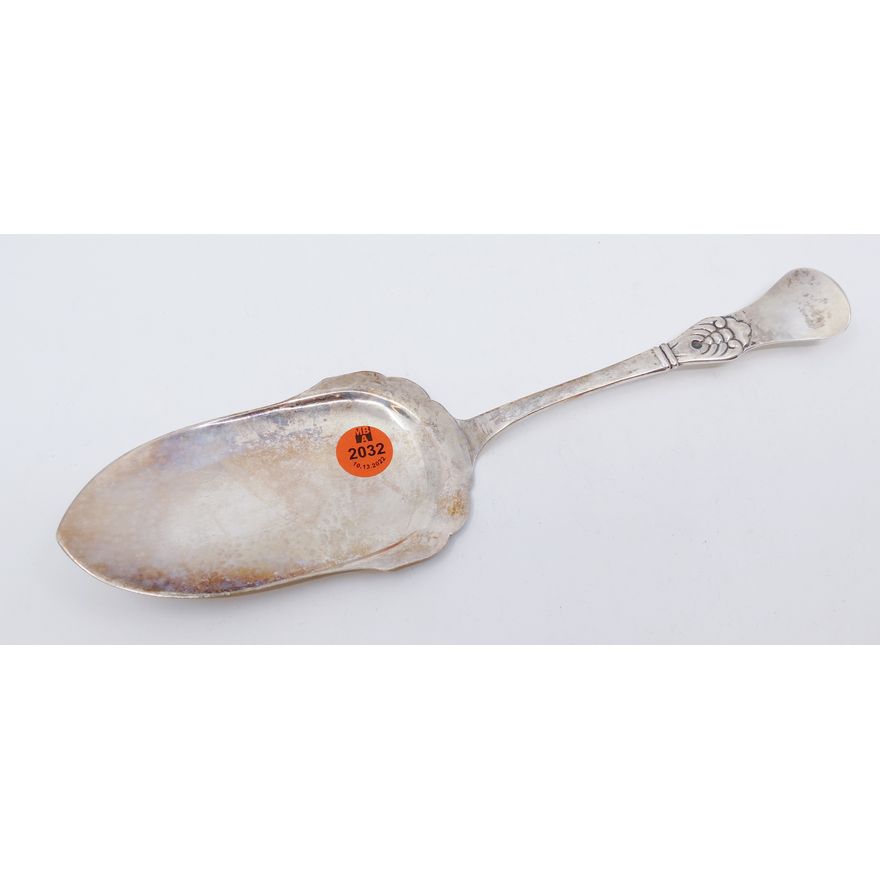 Christian F Heise Denmark Sterling Pie Server dated 1924- 10.5''- 84g
