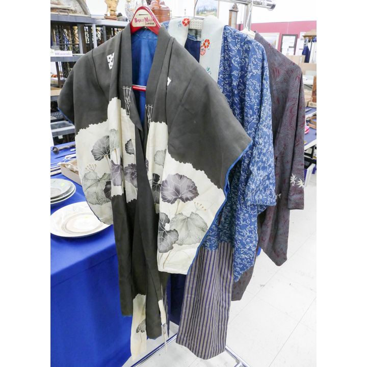 3pc Vintage Japanese Silk Robes- longest 50''