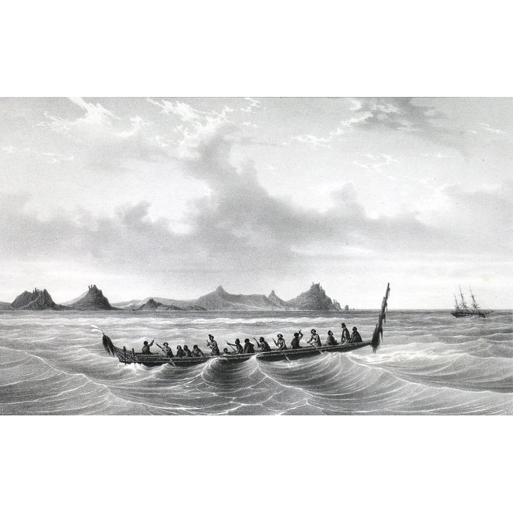 SAINSON, LOUIS AUGUSTE DE - Vue du cap Wangari [Nouvelle Zelande]