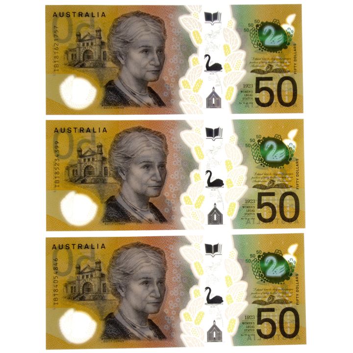 Trio, Lowe/Fraser, Fifty Dollars, 2018, CHU - GEM