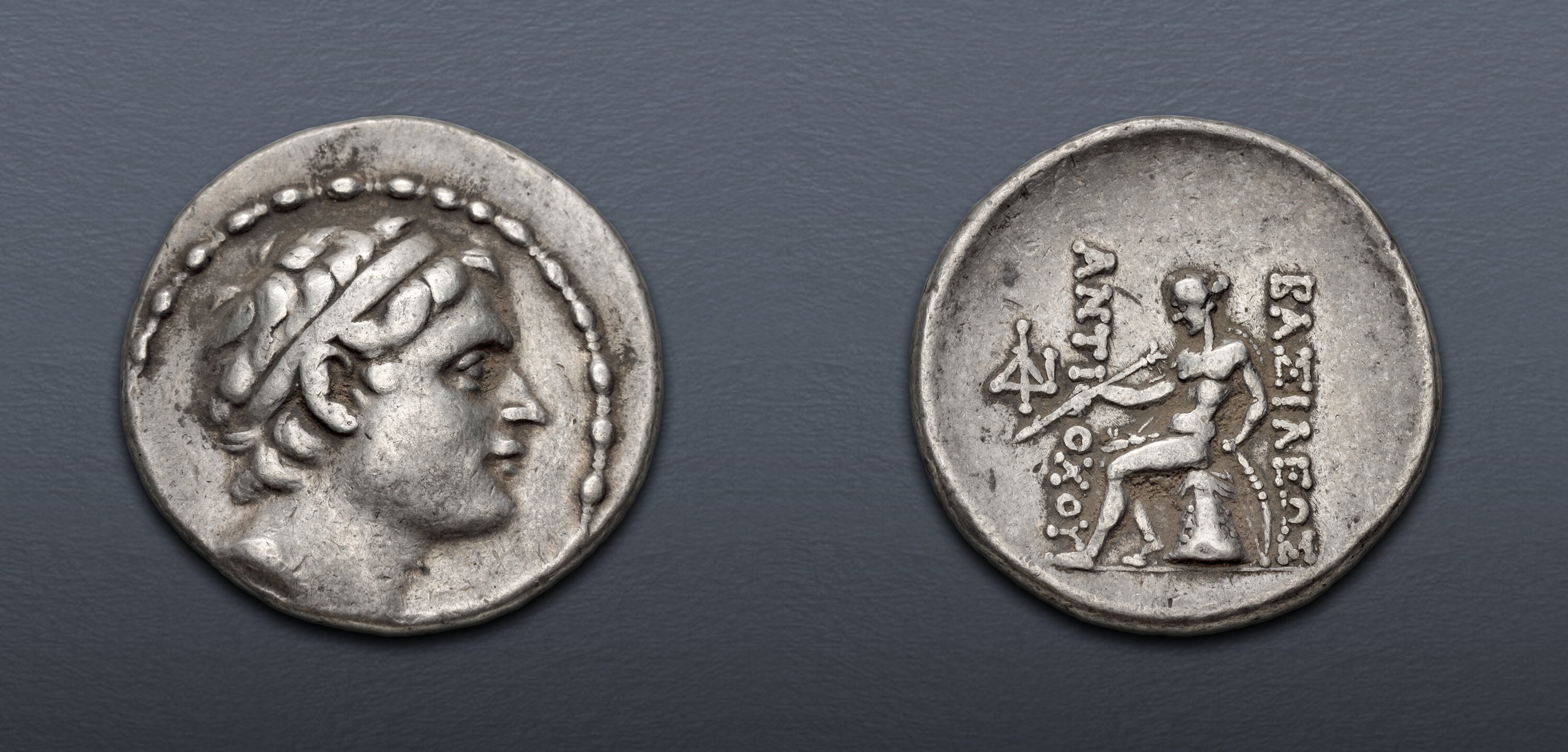 SELEUKID EMPIRE. Antiochos III ‘the Great’. 222-187 BC. AR Tetradrachm ...