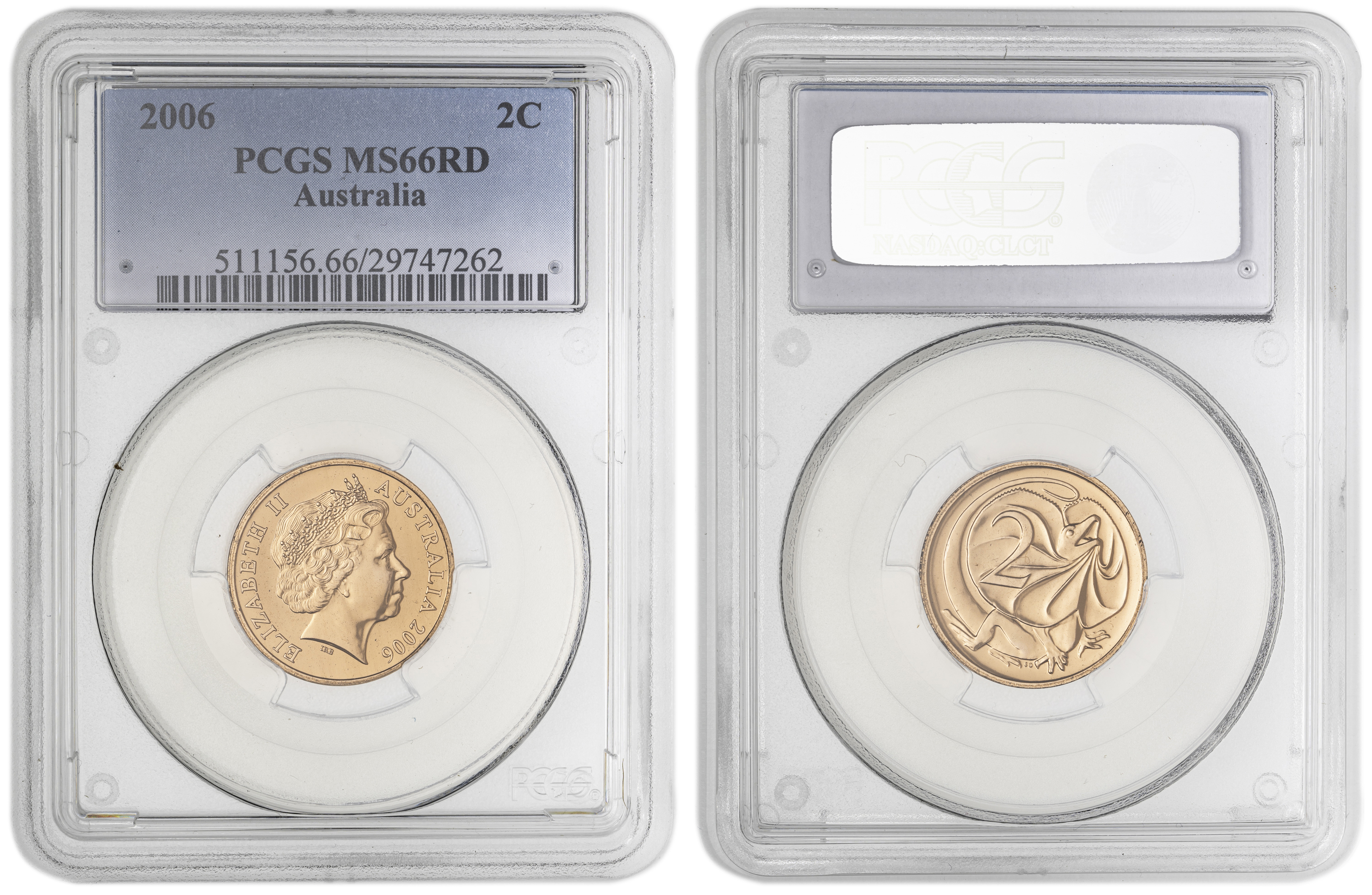 , Two Cent, 2006, PCGS MS66RD