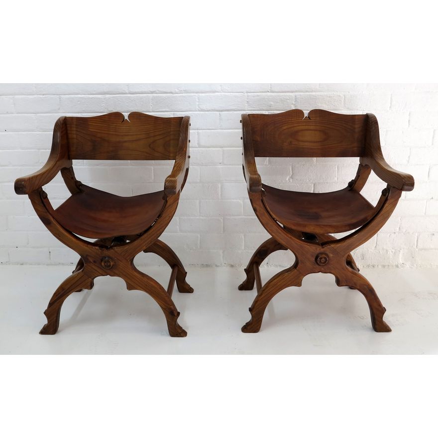 PAIR OF ARMCHAIRS